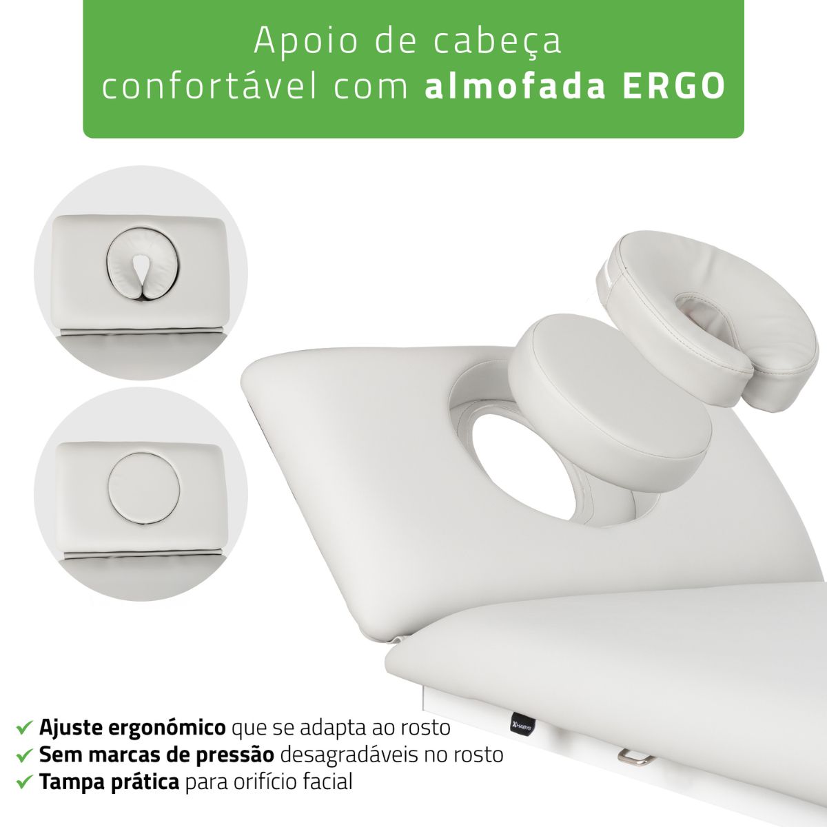 Marquesa Elétrica Fortis 2 ERGO – Comando Manual, Almofada ERGO, Cinzento Claro